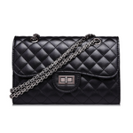 High Quality Fashion Chain Strap Cowhide Leather Bag - blitz-styles