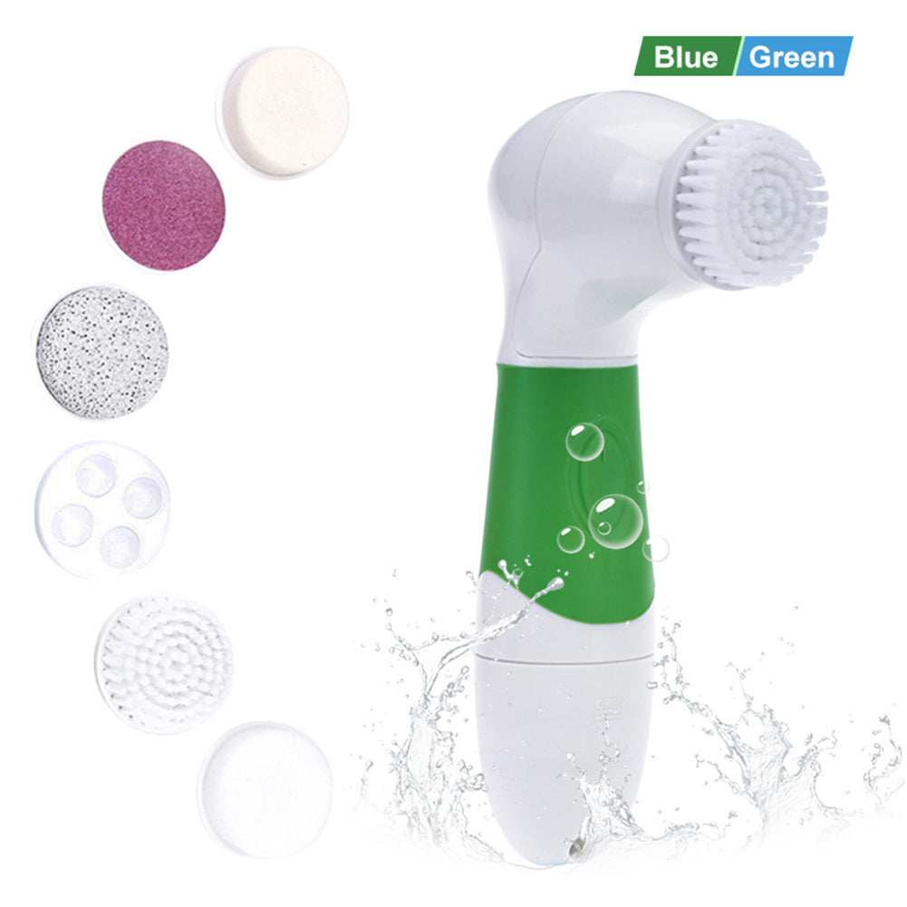 7 In 1 Electric Facial Pore Massage Cleaner beauty Item Type:CleanserType:Facial CleanserCertification:GZZZGender:UnisexNET WT:MEDIUMFeature:Face CleaningIngredient:ABSItem Type:Massage &amp; Relaxation   Product features:  1 The working heads can be replaced. And the 7 brush heads will meet different needs 2. The anti-bacterial brush head with ultra-soft bristles can clean the skin deeply with the slightest stimulation. 3. Cleanse the facial skin, penetrate deeply i