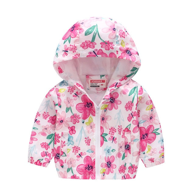 Baby Girl Hooded Windbreaker Coat - blitz-styles