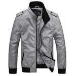 Casual Stand Collar Slim Jackets