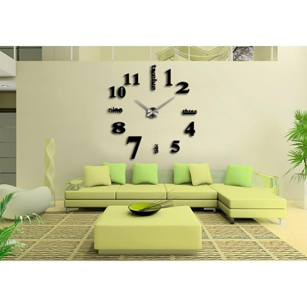 Creative Modern 3D Sticker Wall Clock