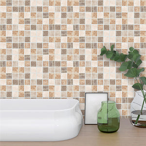 Wall Tile Style Shapes Indoor Home Decor - 18 Pieces
