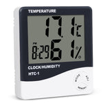 Digital Thermometer Hygrometer Weather Alarm Clock