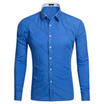 Solid Colored Rhombus Style Shirt