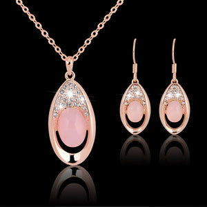 Fashion Cubic Zirconia Crystal Jewelry Set
