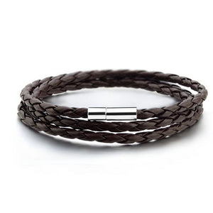 Unisex Casual Wrap Leather Bracelet