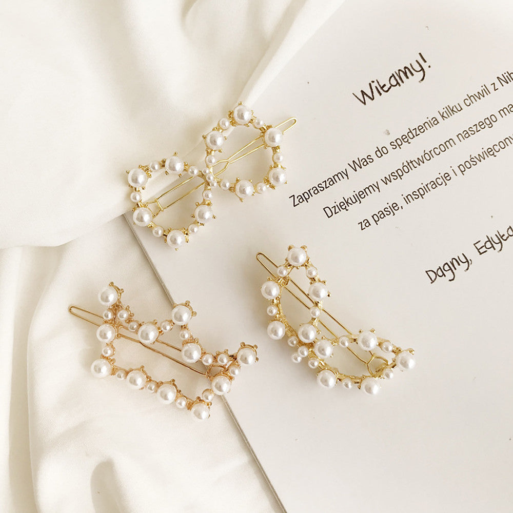 Fashion Elegant Imitation Pearl Hairpin