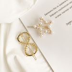 Elegant Fashion Imitation Pearl Alloy Hairpin