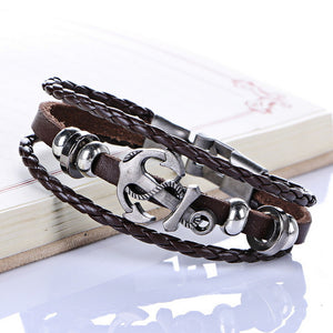 women's european / steampunk leather bracelet