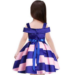 Cute Striped Princess Dress