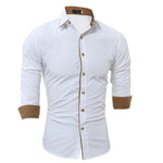 Elegant Classic Spread Collar Shirt