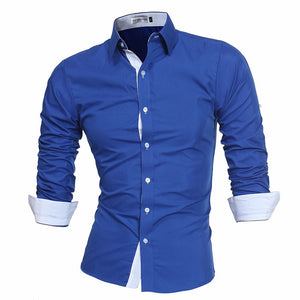 Solid Colored Slim Shirt