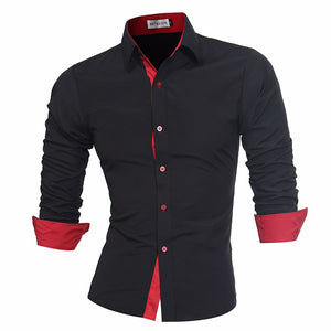 Solid Colored Slim Shirt