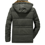 Solid Colored Padded Winter Hoodie