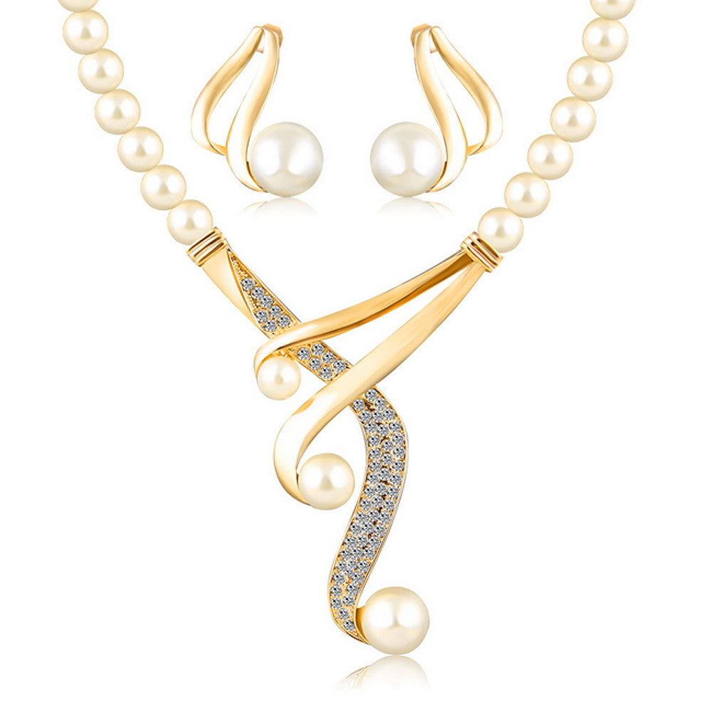 European Fashion Pearl Jewelry Sets