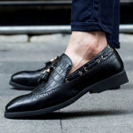 Formal Faux Leather Loafers
