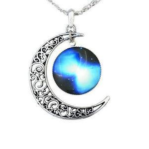 European Fashion Hippie Crescent Moon Necklace