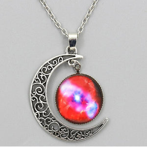 European Fashion Hippie Crescent Moon Necklace
