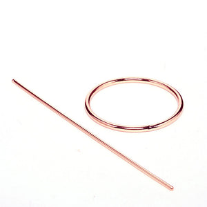 Trendy Alloy Solid Colored Hairpin