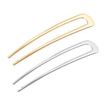 Trendy Fashion Alloy Solid Colored Hairpin