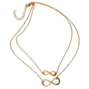 Infinity Double-layer Necklace Jewelry