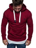 Men's Casual Solid Colored Hoodie