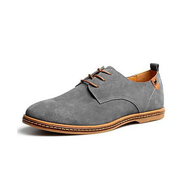 Suede British Style Leatherette Shoes