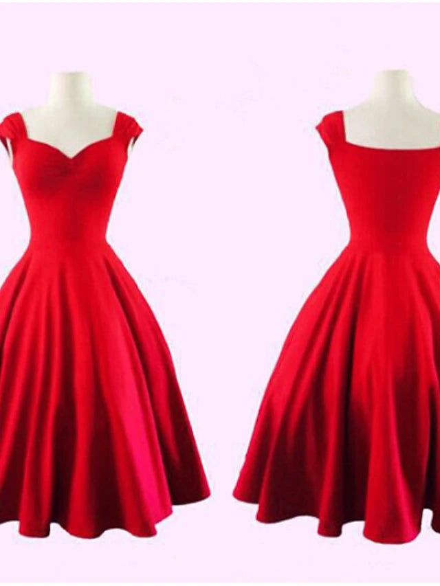 Vintage Sweetheart Neckline Dress