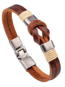 Unisex Casual Fashion Leather Bracelet