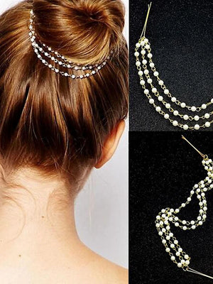 Cute Elegant Alloy Solid Colored Hairpin
