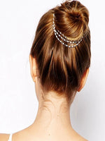 Cute Elegant Alloy Solid Colored Hairpin