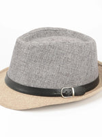Men's Linen Fedora Hat