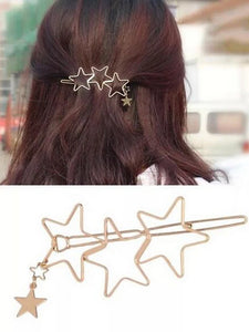 Cute Alloy Solid Colored Hairpin
