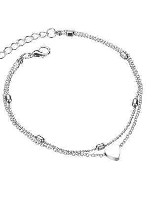 Simple Bohemian Heart Fashion Anklet Jewelry