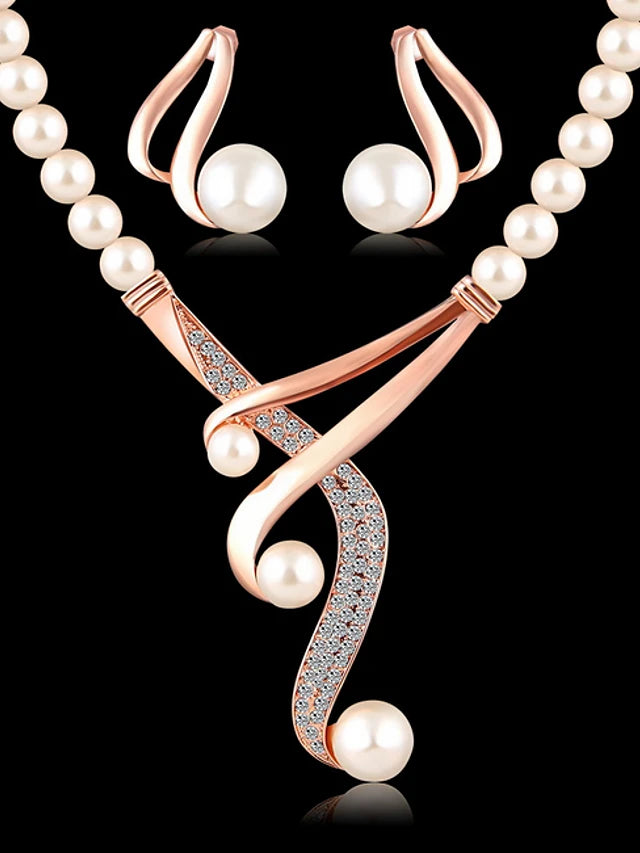 European Fashion Pearl Jewelry Sets