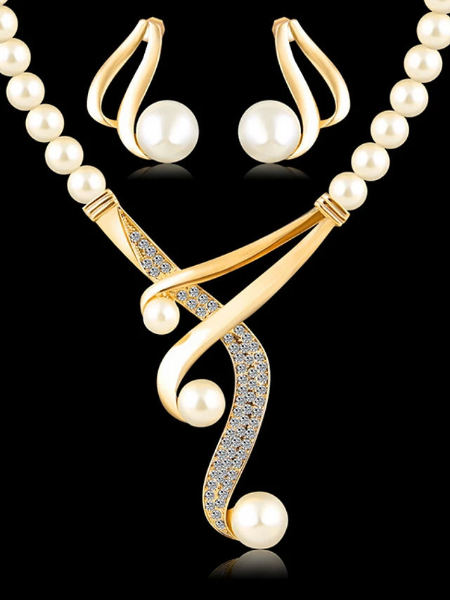 European Fashion Pearl Jewelry Sets