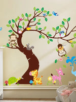 Monkey On The Tree Wall Home Decor