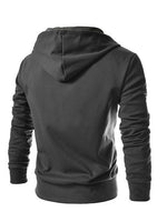 Sports Active Solid Colored Hoodie