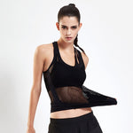 Yoga Shirts Tops Hollow Out Breathable Fitness - blitz-styles