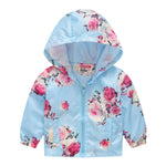 Baby Girl Hooded Windbreaker Coat - blitz-styles