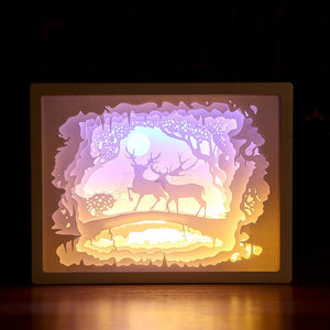3D Paper Carving Night Lights - blitz-styles
