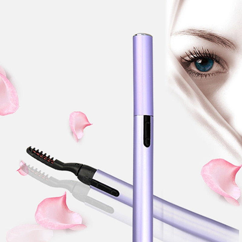 Electric Heated Eyelash Curler Pen Makeup Cosmetic Perfect Big Eyes Remover Clip Eyebrow Eye Lashes Tweezers - blitz-styles