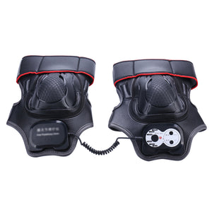 1 Pair Sports Gift Knee Joint Physiotherapy Portable Effective Heat Vibration Home Arthritis Pain Relief Timing Massager