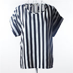 Chiffon Designer Print Short Sleeve Shirt - blitz-styles