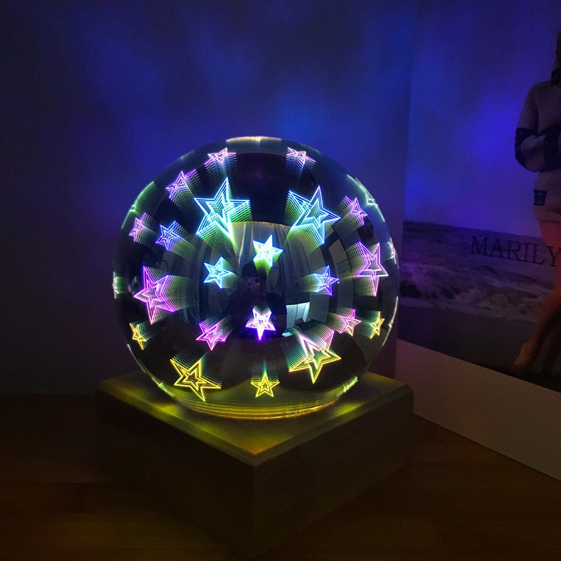Colorful 3D Crystal Night Light - blitz-styles