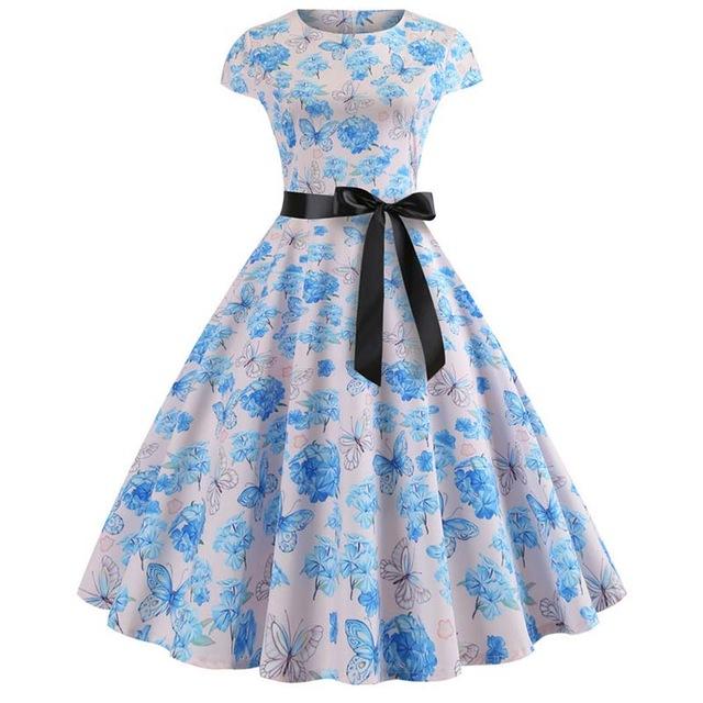 Vintage Floral Dresses - blitz-styles