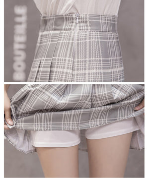 Stylish Zipper High Waist Skirt - blitz-styles
