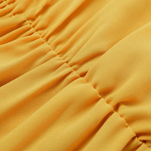 Vintage Long Sleeve Chiffon Dress - blitz-styles