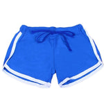 Elegant Cotton High Waist Sports Shorts - blitz-styles