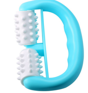 Blue D Type Fat Control Roller Massager Cellulite Fast Anti Fatigue - blitz-styles
